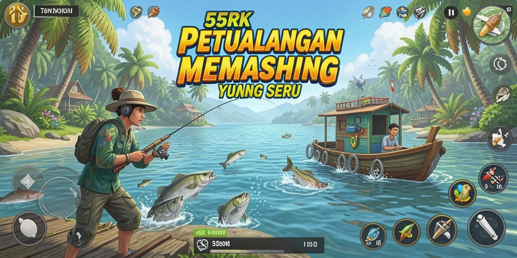 Tangkapan ikan yang menakjubkan dalam gameplay 55RK.
