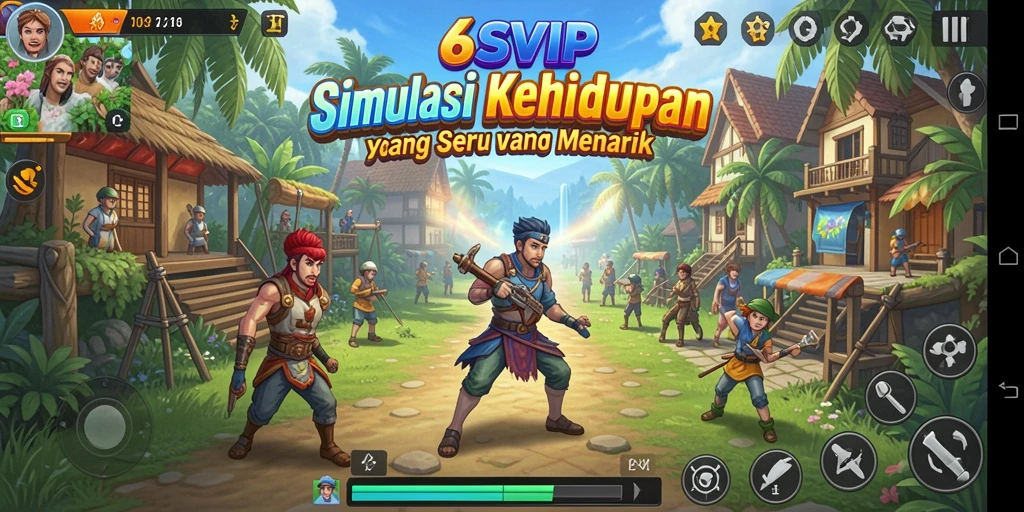 Screenshot menunjukkan gameplay interaktif yang menarik dari 6SVIP.