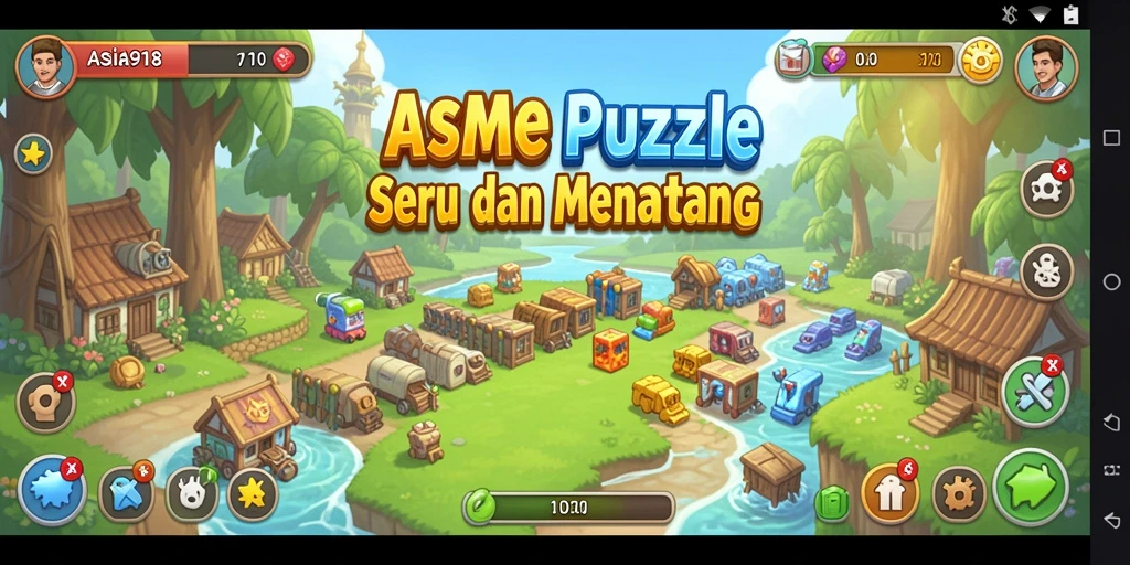 Screenshot ASIA918 menampilkan gameplay yang menantang dan seru.