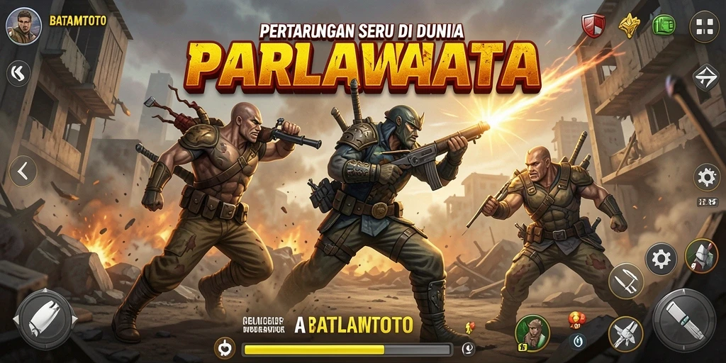 Tampilan gameplay seru dari BATAMTOTO yang penuh aksi pertarungan.