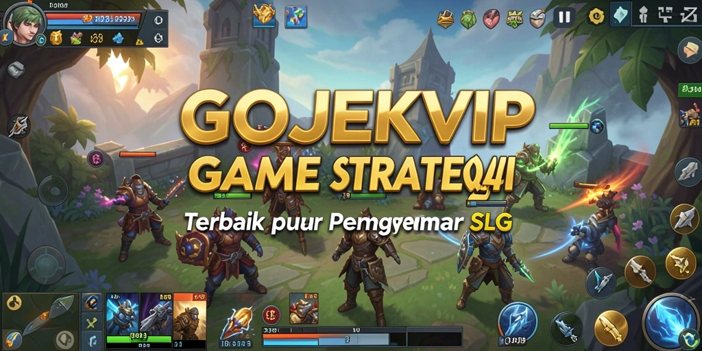 Tampilan gameplay yang penuh aksi di dalam GOJEKVIP.
