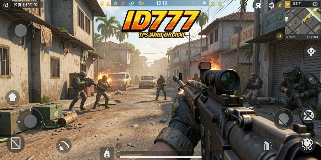 Tampilan gameplay menegangkan dari ID777 dengan aksi yang seru.
