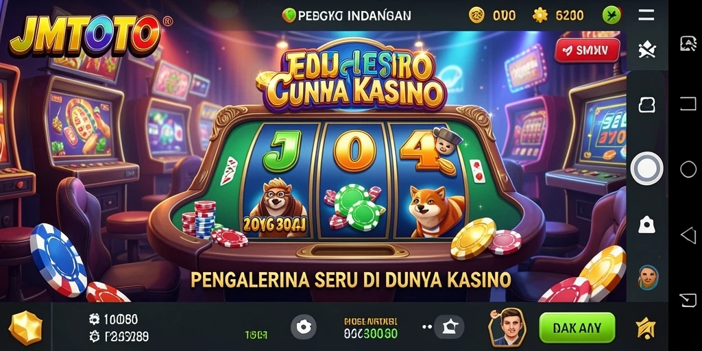 Tampilan gameplay Kasino JMTOTO yang menarik dan seru.