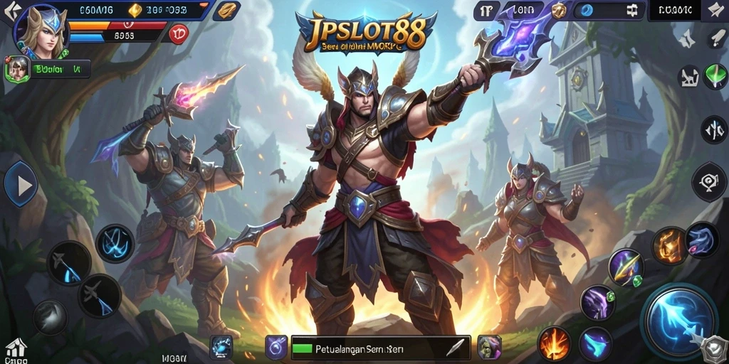 Tampilan seru gameplay JPSLOT88 yang memukau di dunia MMORPG.