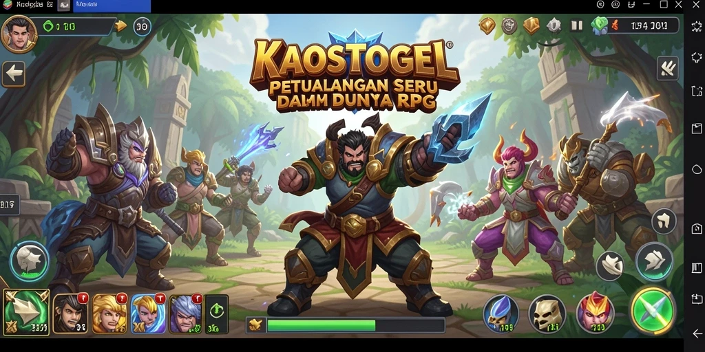 Tampilan aksi seru dalam gameplay KAOSTOGEL yang memukau.