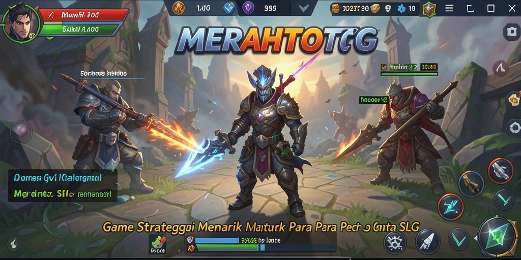 Tampilan seru gameplay MERAHTOTO yang penuh strategi.
