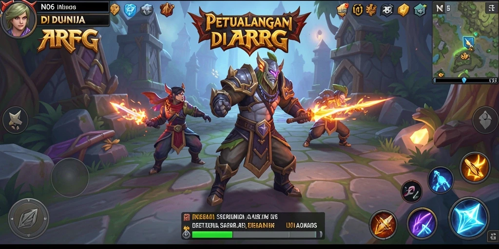 Gameplay N06 yang menakjubkan dalam dunia ARPG.