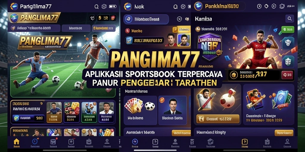 Tampilan gameplay menarik dari PANGLIMA77 saat taruhan olahraga.