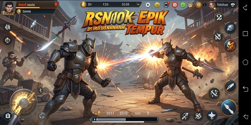 Gameplay RSNOK yang intens dan mendebarkan.