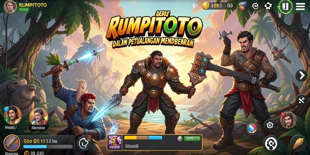Tampilan menarik dari gameplay RUMPITOTO dengan aksi mendebarkan.
