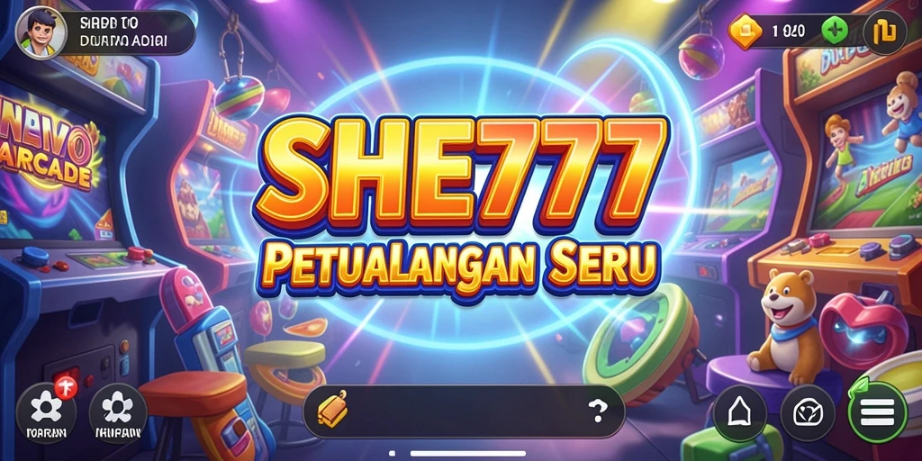 Gameplay menarik dan penuh warna dari SHE777 yang menghibur.