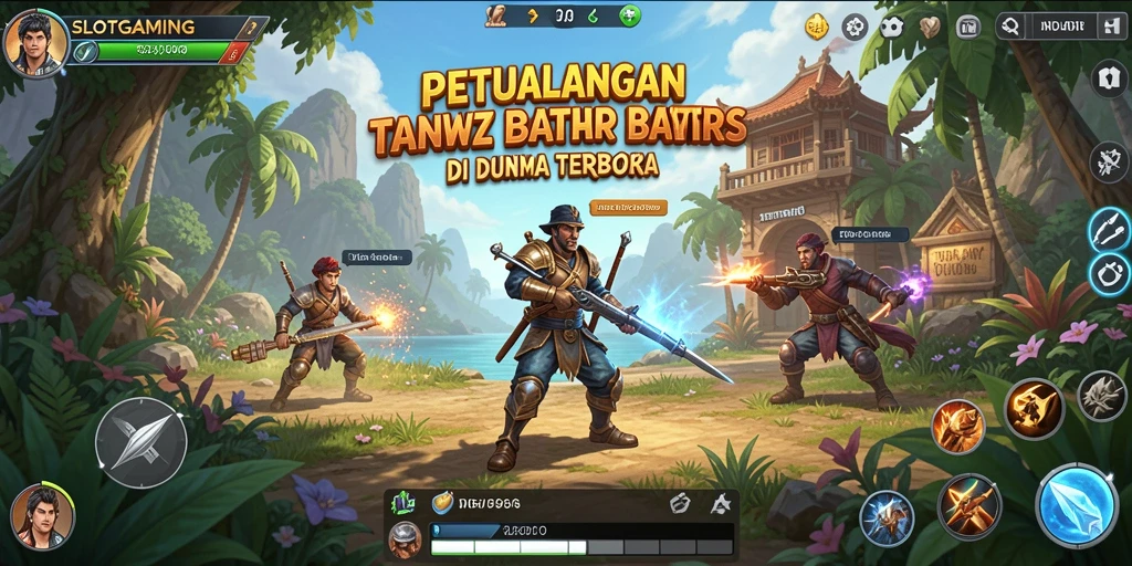 Screenshot utama menunjukkan aksi mendebarkan dalam permainan Open World.