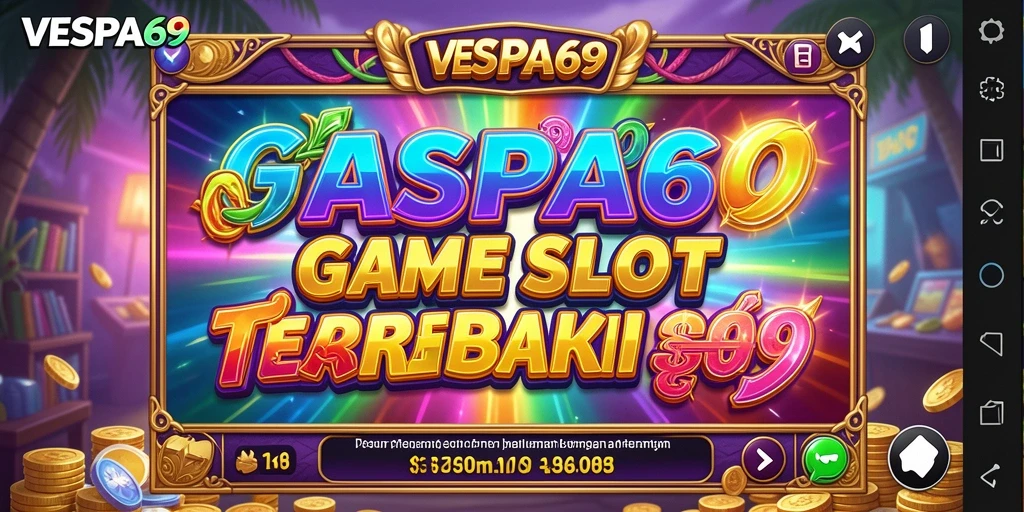 Tampilan gameplay VESPA69 yang mendebarkan dan menghibur.