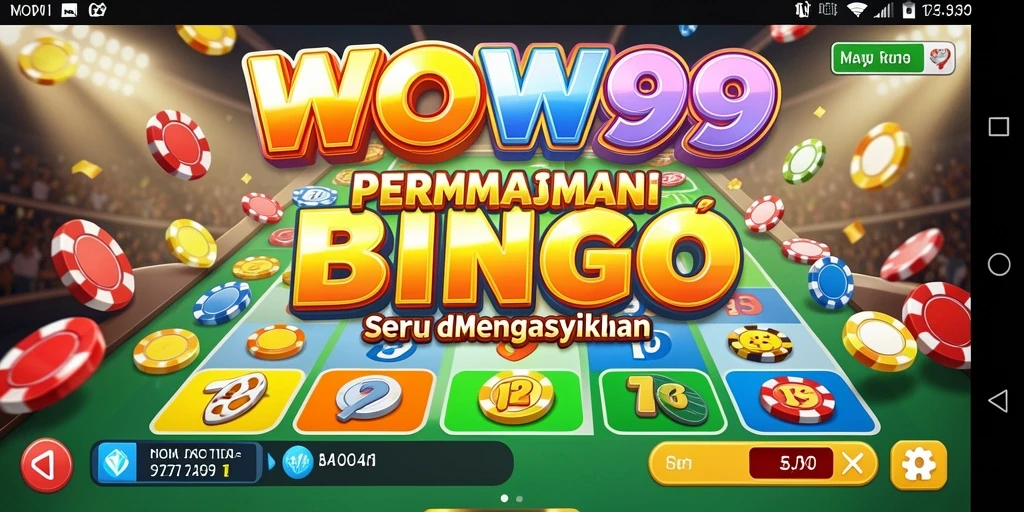Tampilan menarik dari gameplay Bingo yang mengasyikkan di WOW99.