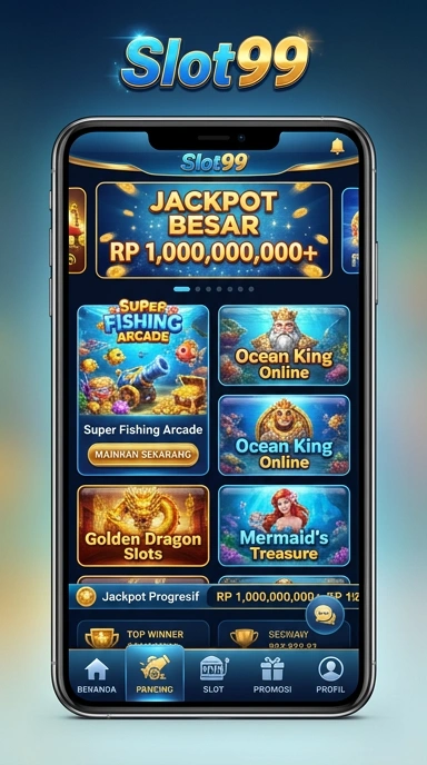 Tampilan antarmuka aplikasi slot99 yang menarik dan mudah digunakan.